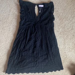 Pink lily romper with pockets size small